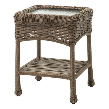 beach house end tables grey distressed prospect hill outdoor wicker end table beach house walnut walmartcom beach house end tables grey distressed prospect hill outdoor wicker end table beach house walnut walmartcom